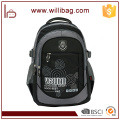Sac à dos d&#39;école ergonomique adapté aux besoins du client de sac à dos imperméable d&#39;école chaude